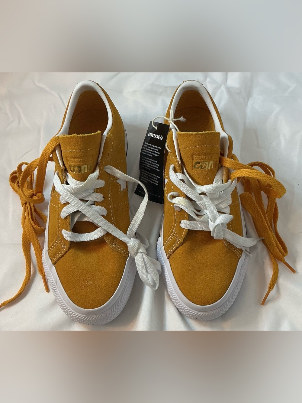 Converse CONS One Star Suede Mustard Yellow Sneakers Men 3.5 Women 5 NWT